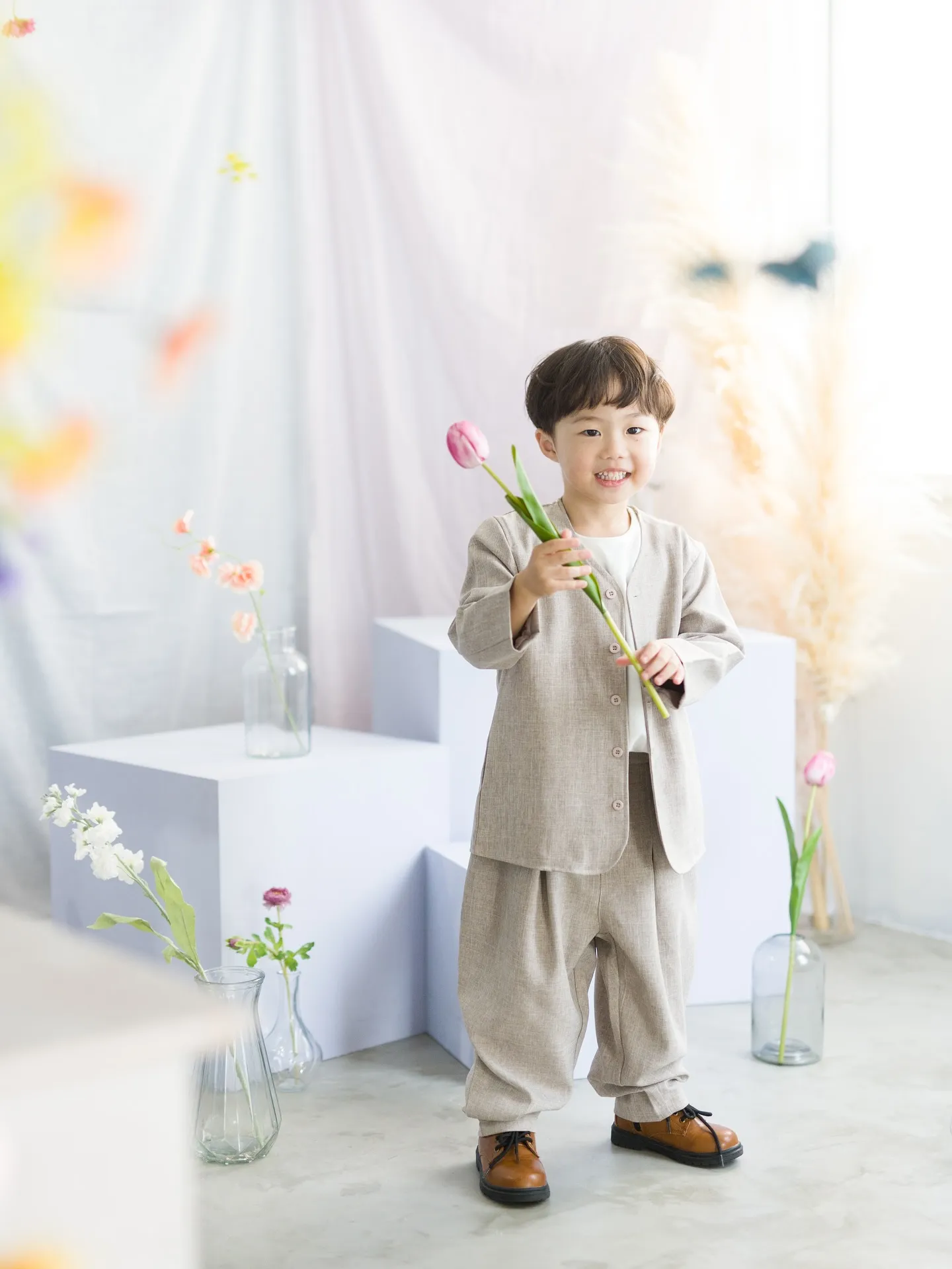 小さな頃から毎年来てくれている男の子